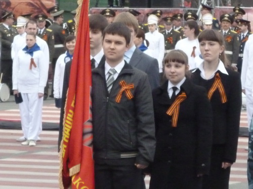 Совет музея на параде победы