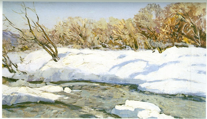 «Пробуждение». 1970-е .  Холст, масло.