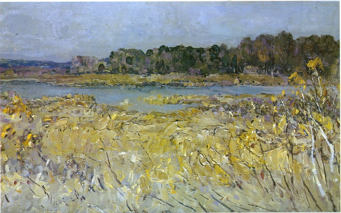 «Шушенское. Озеро Перово». 1960-е. Холст, масло.