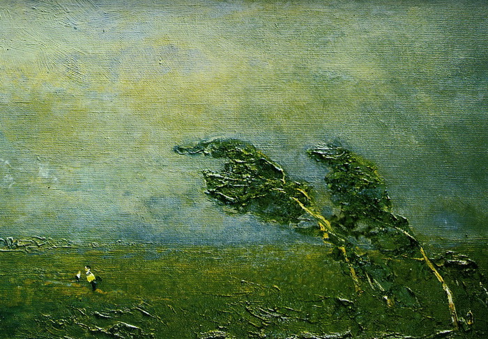 «Порывы ветра». 1977 г. Холст, масло.