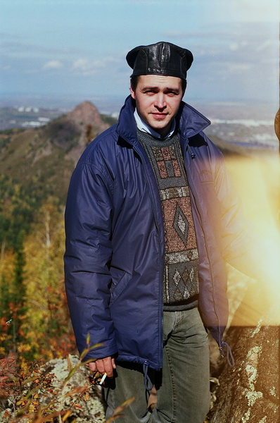 Сергей Зайцев на скале Китайская стенка