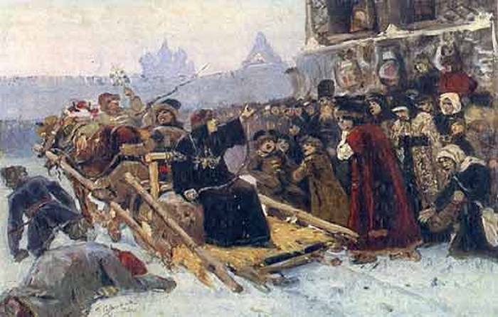 Боярыня Морозова. Эскиз